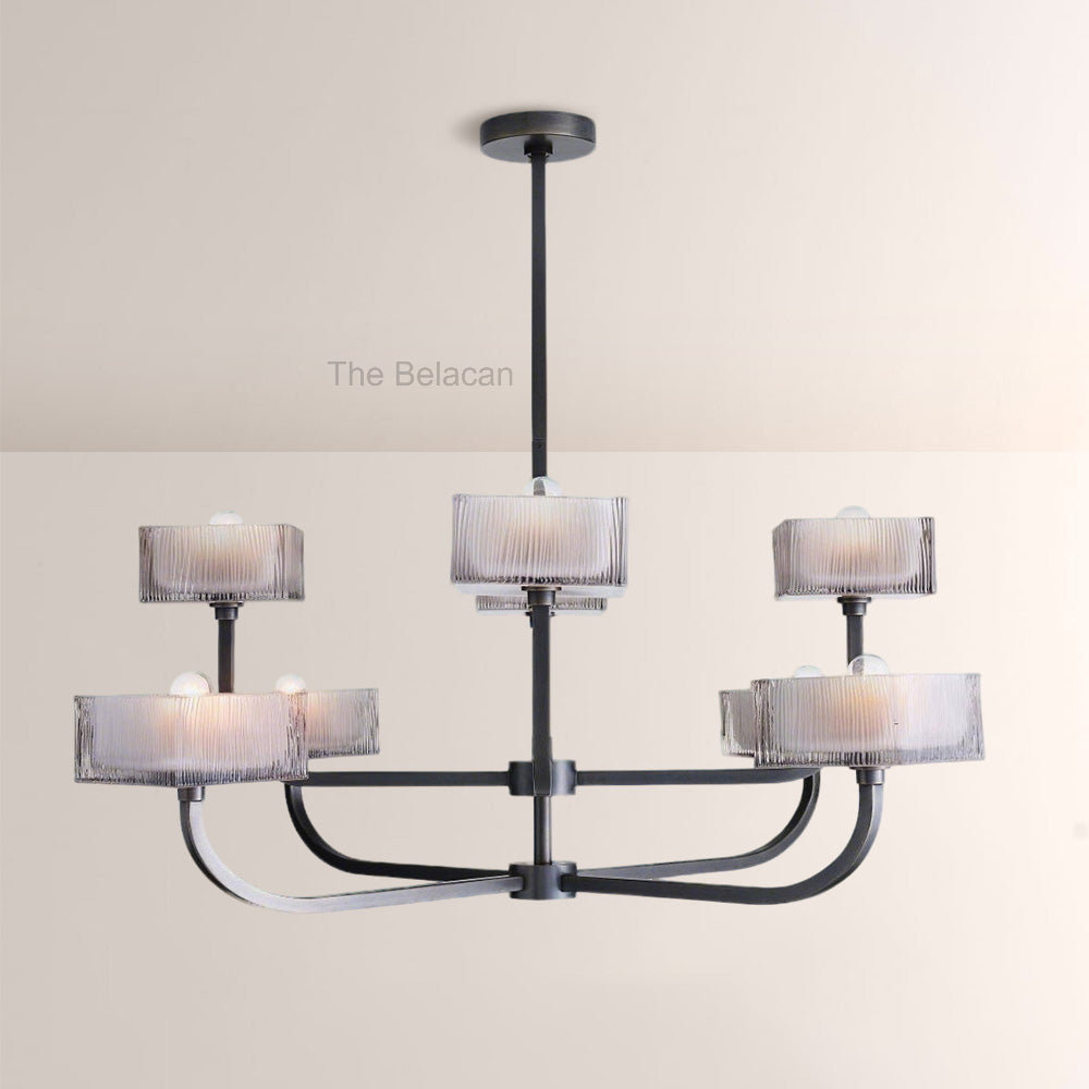 Luke Glass Chandelier - thebelacan