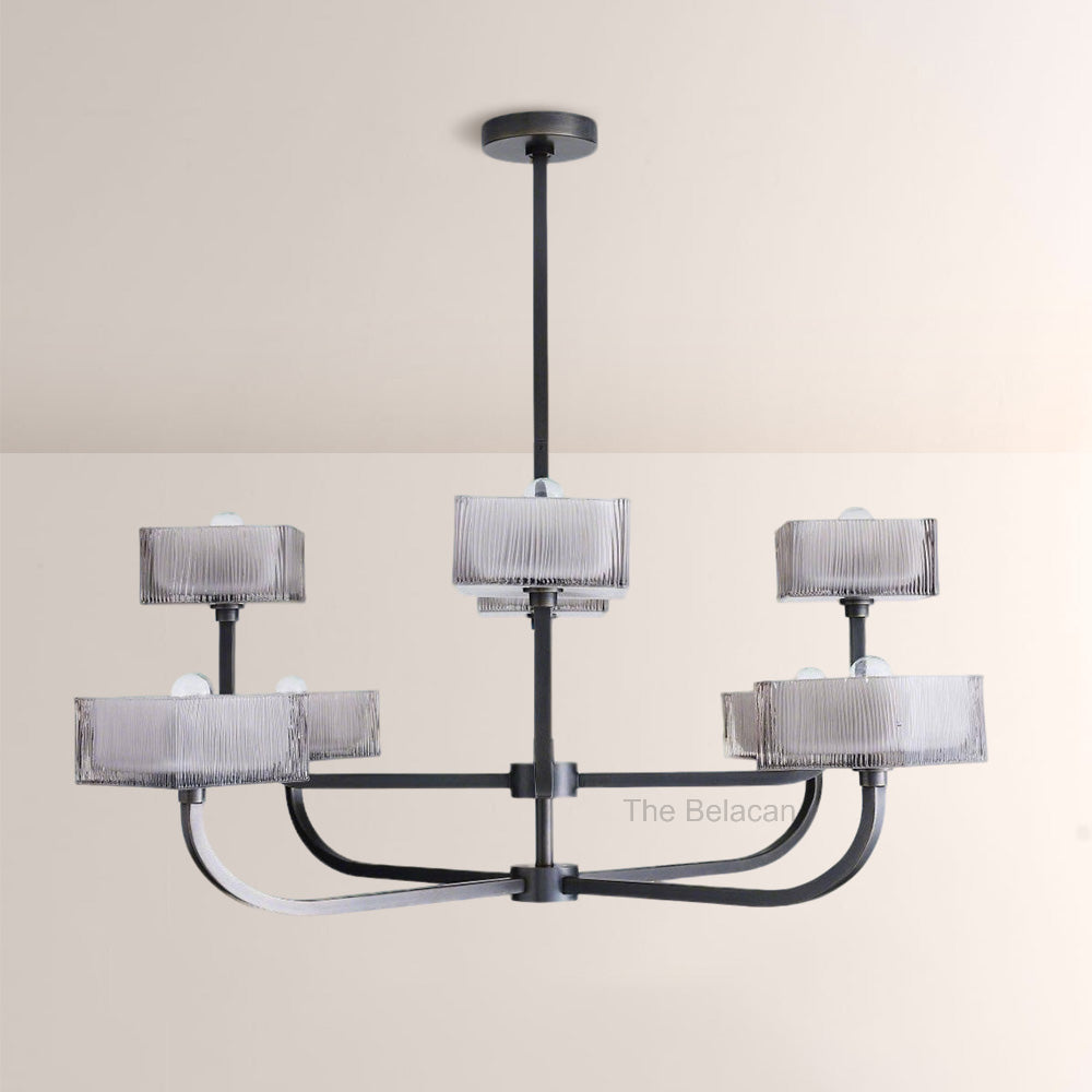 Luke Glass Chandelier - thebelacan