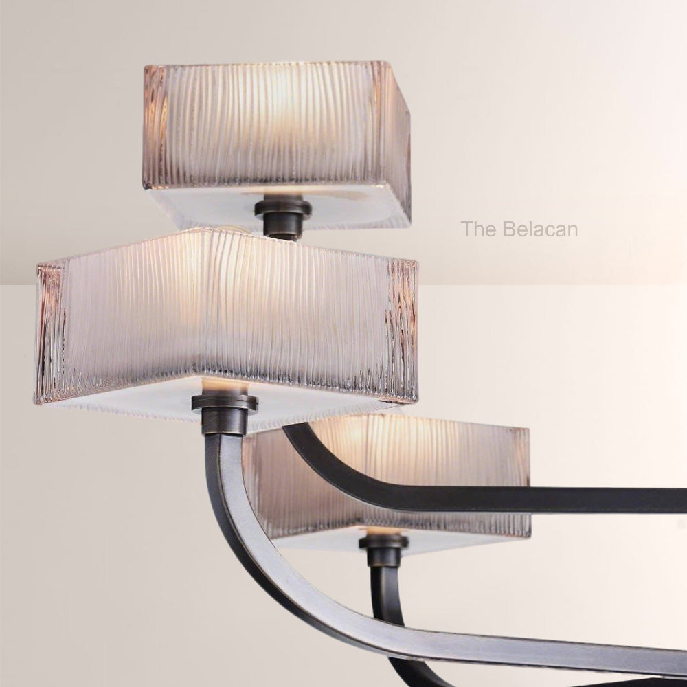 Luke Glass Chandelier - thebelacan