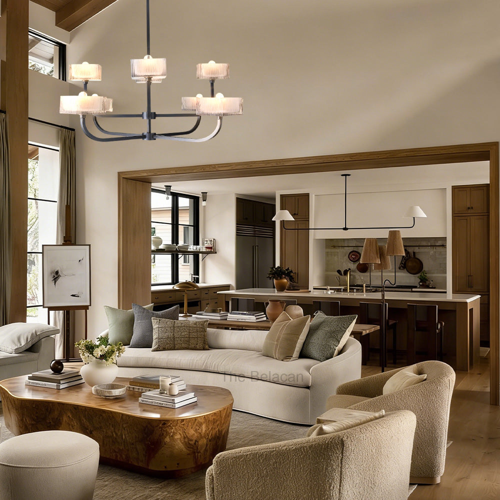 Luke Glass Chandelier - thebelacan