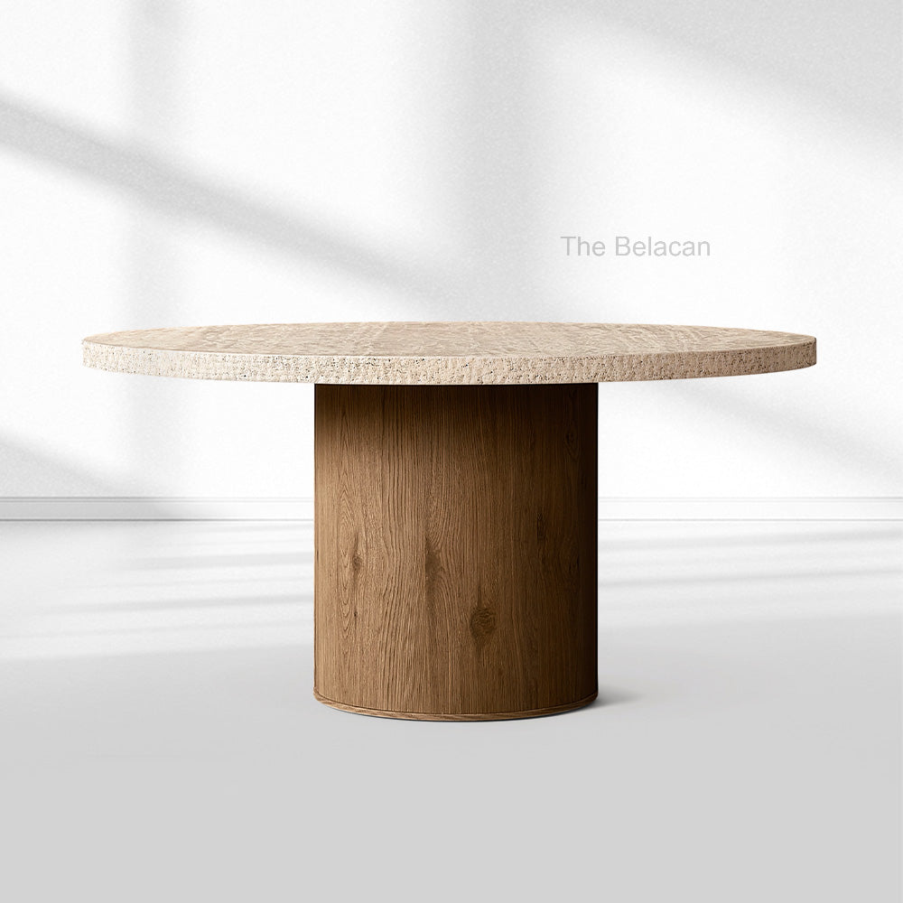 Lumelegant Round Dining Table - thebelacan
