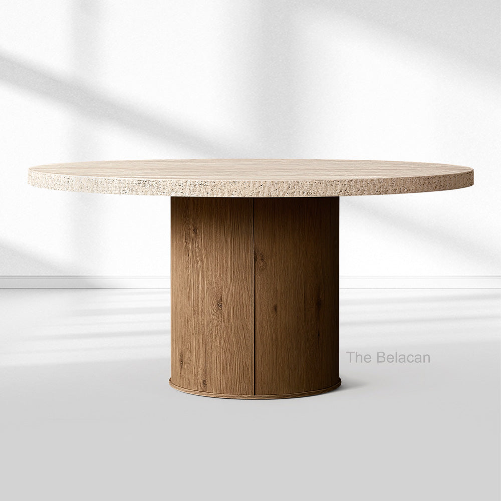 Lumelegant Round Dining Table - thebelacan