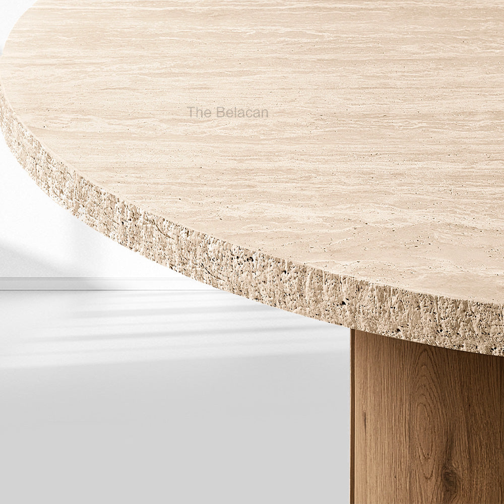 Lumelegant Round Dining Table - thebelacan