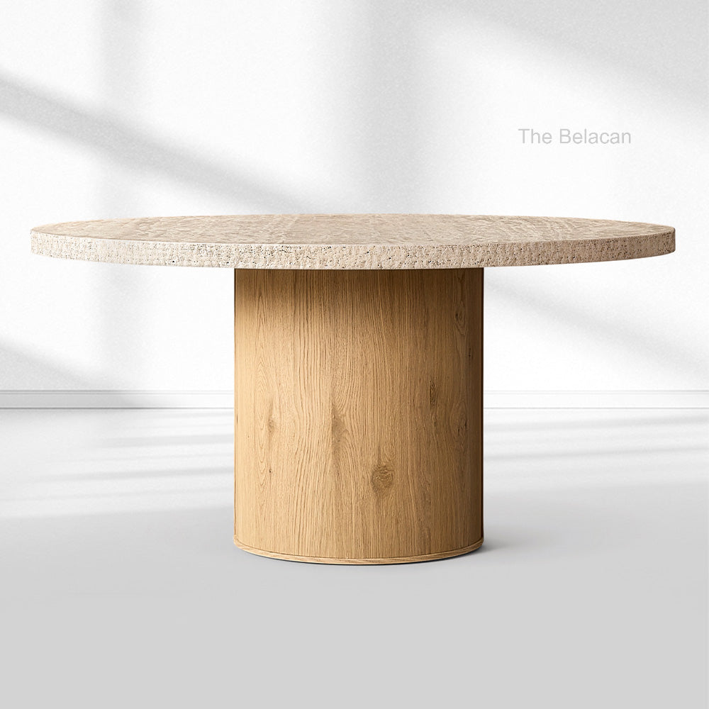 Lumelegant Round Dining Table - thebelacan