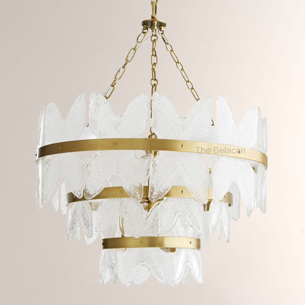 Malory Three-Layer Round Chandelier - thebelacan