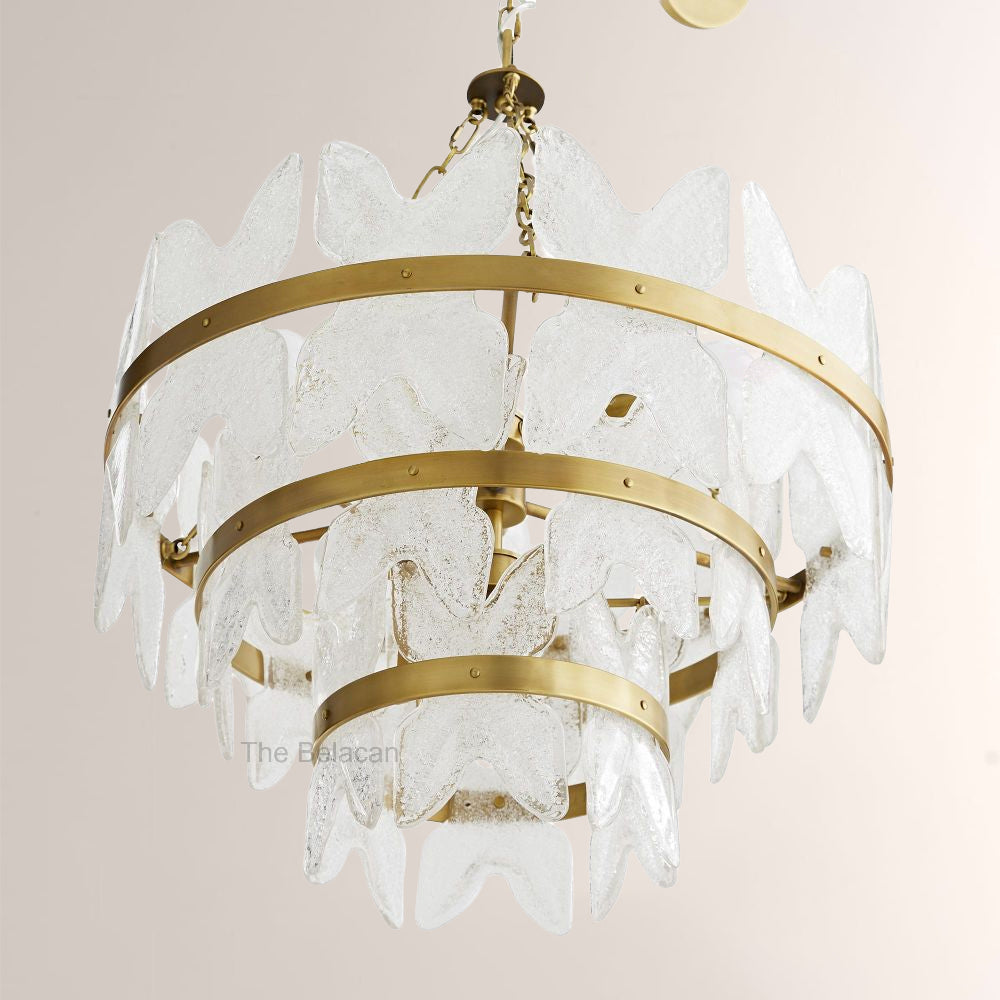 Malory Three-Layer Round Chandelier - thebelacan
