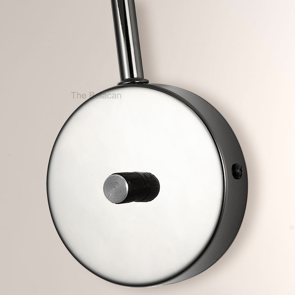 MarbleGlow Dome-Shade Globe Accent Wall Sconce - thebelacan