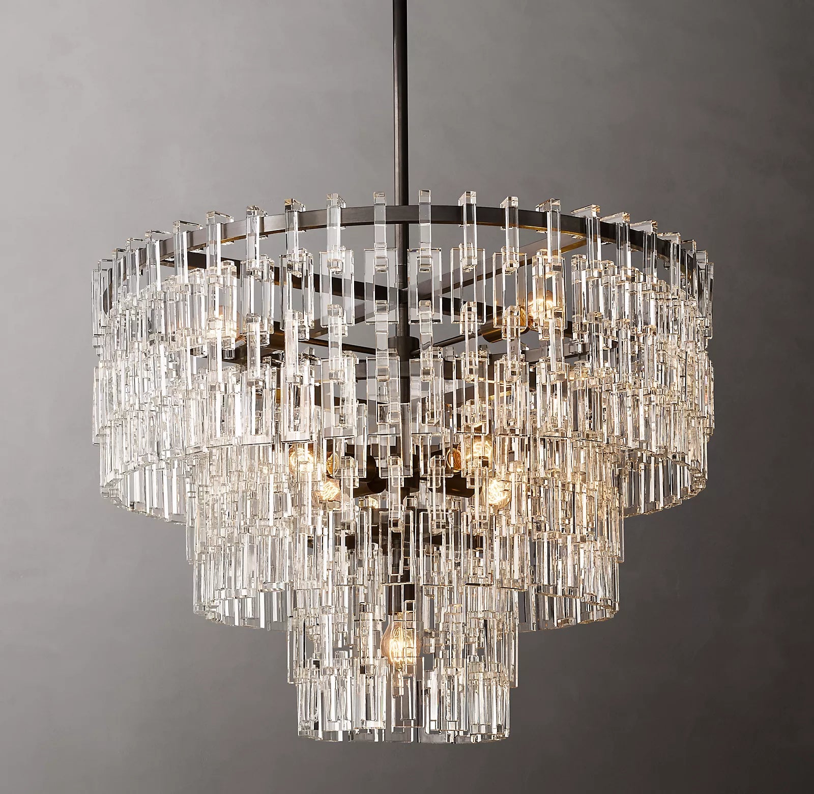 Margerie 3-Tier Round Chandelier 36" - thebelacan