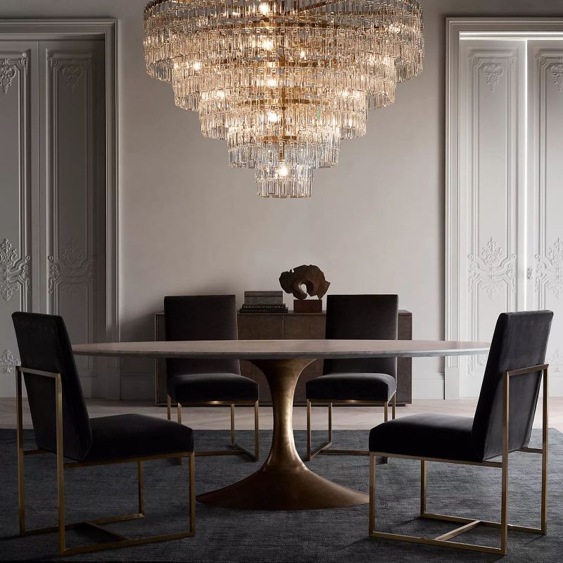 Margerie 4-Tier Round Chandelier 48" - thebelacan
