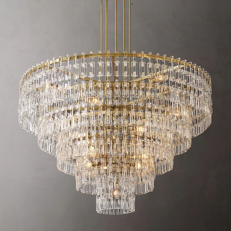 Margerie 5-Tier Round Chandelier 60” - thebelacan