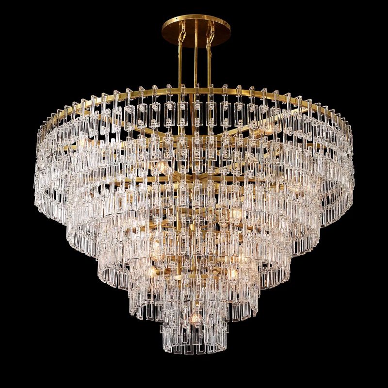 Margerie 5-Tier Round Chandelier 60” - thebelacan