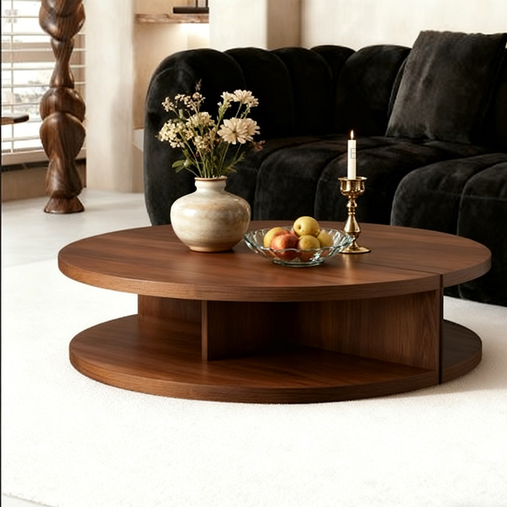 Mihaela Round Coffee Table - thebelacan