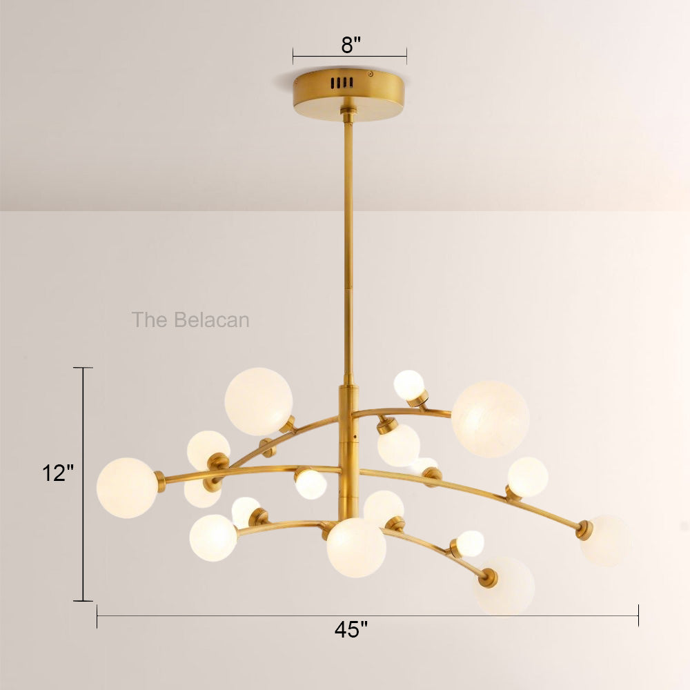 Millan Globe Chandelier - thebelacan