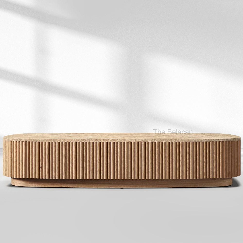 MulRegal Emperador Plinth Coffee Table - thebelacan