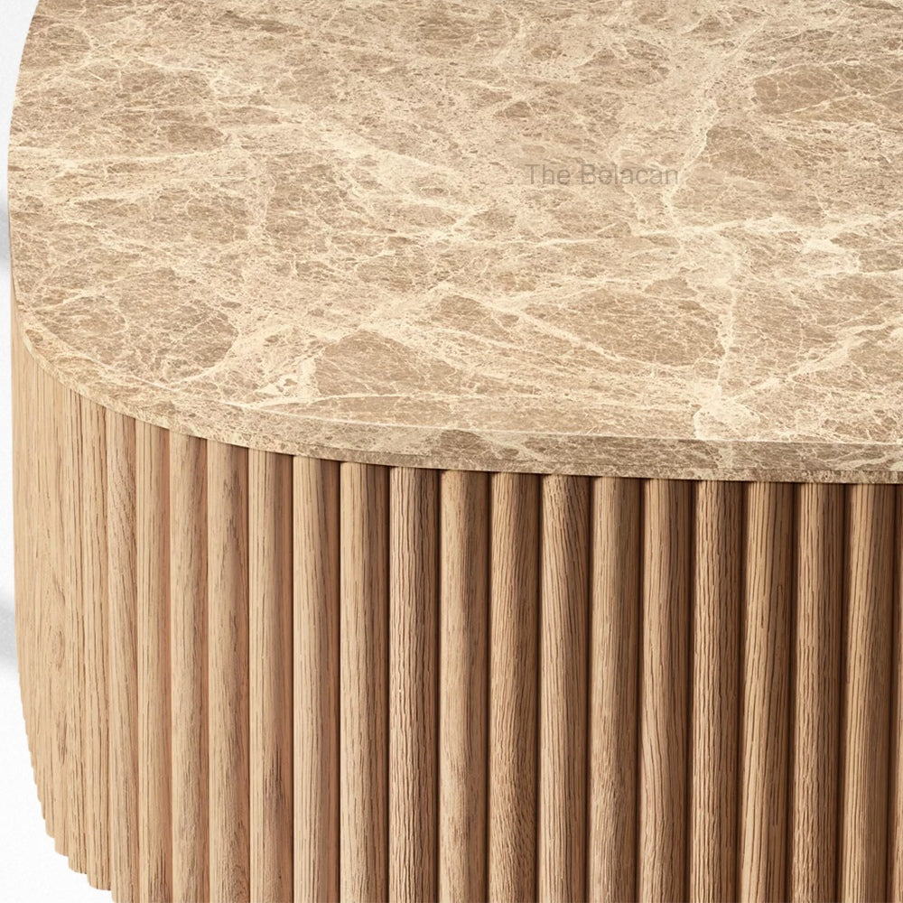 MulRegal Emperador Plinth Coffee Table - thebelacan