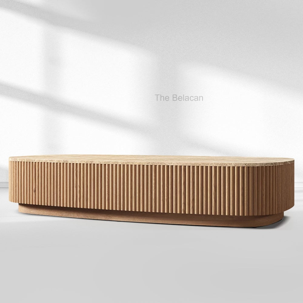 MulRegal Emperador Plinth Coffee Table - thebelacan