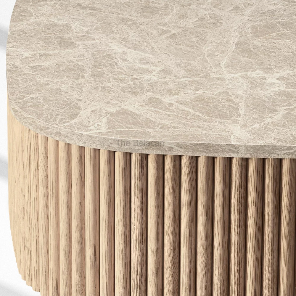 MulRegal Emperador Plinth Coffee Table - thebelacan