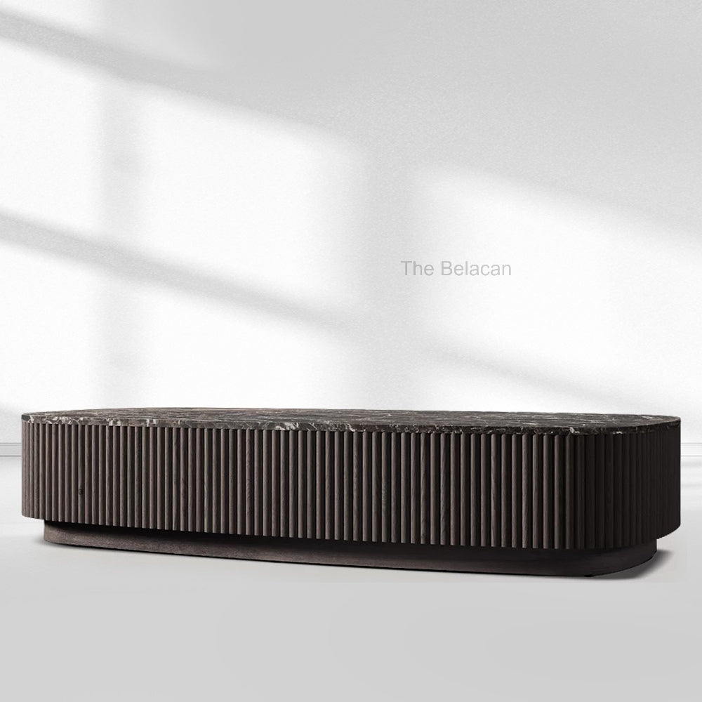 MulRegal Emperador Plinth Coffee Table - thebelacan