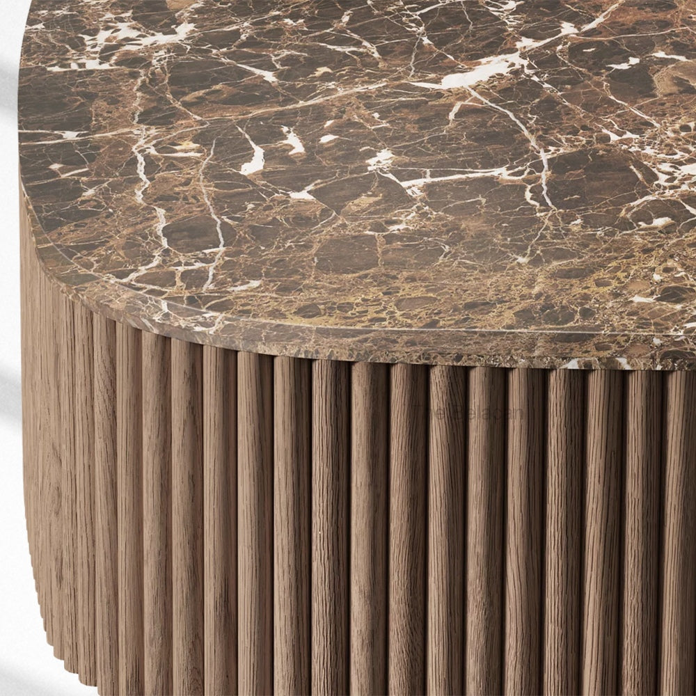 MulRegal Emperador Plinth Coffee Table - thebelacan