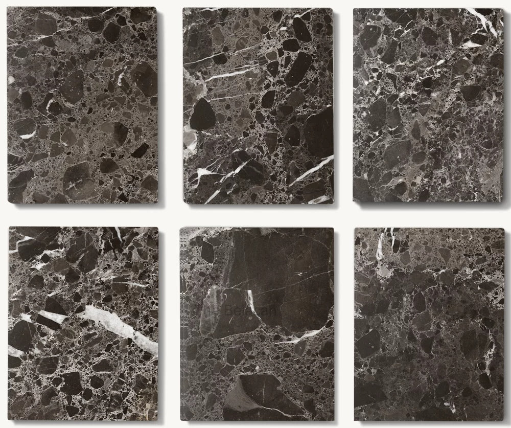 MulRegal Emperador Plinth Round Coffee Table - thebelacan