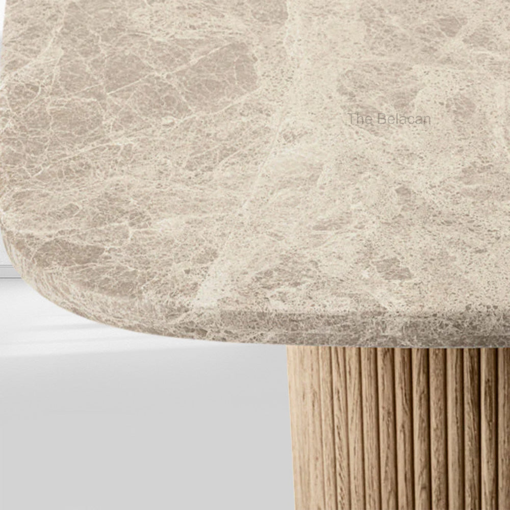 MulRegal Stone Rectangular Dining Table - thebelacan