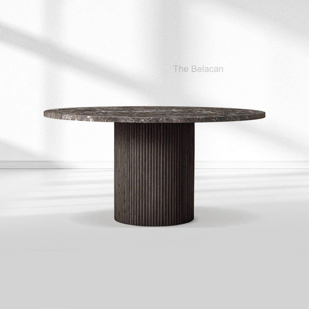 MulRegal Stone Round Dining Table - thebelacan
