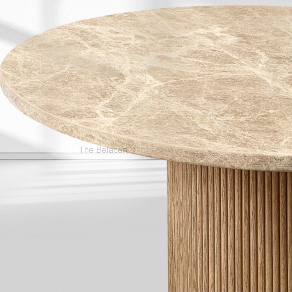 MulRegal Stone Round Dining Table - thebelacan