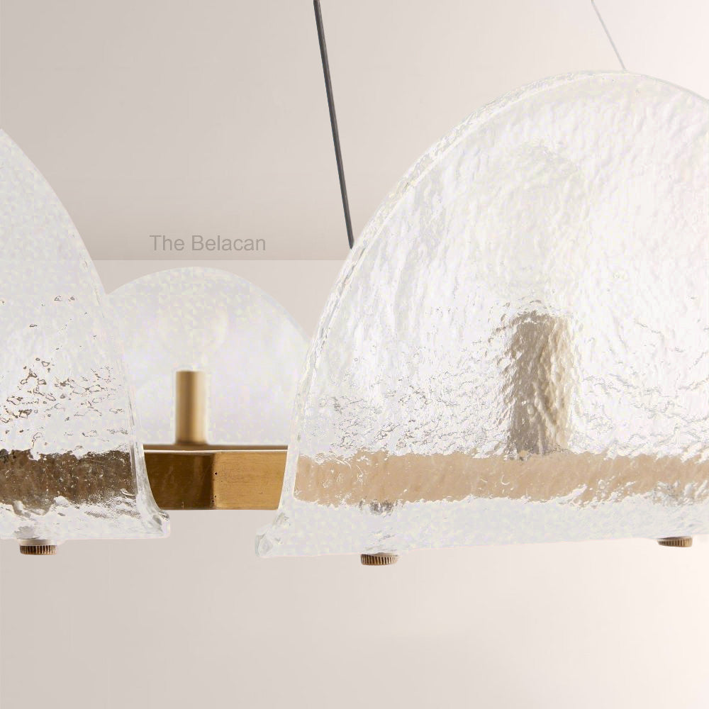 Myron Glass Round Chandelier - thebelacan