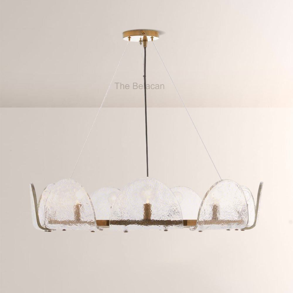 Myron Glass Round Chandelier - thebelacan