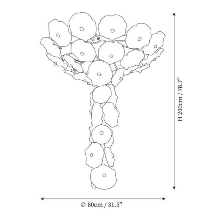 Nenufar Water Modern Chandelier - thebelacan