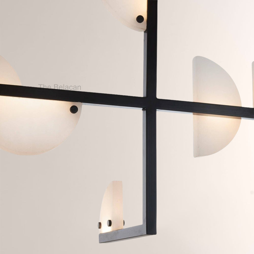 Nora Linear Alabaster Chandelier - thebelacan