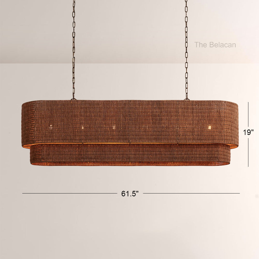 Palmera Linear Chandelier - thebelacan