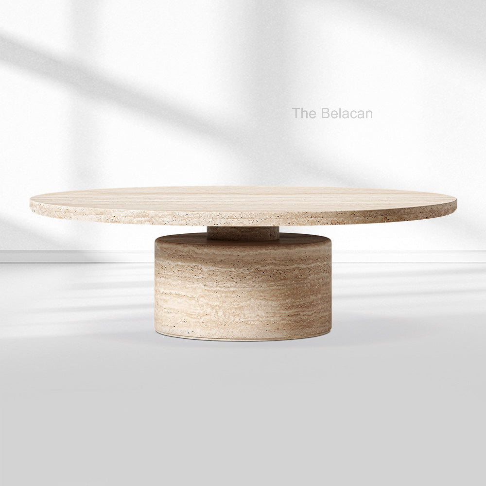 Ponelegant Round Coffee Table - thebelacan