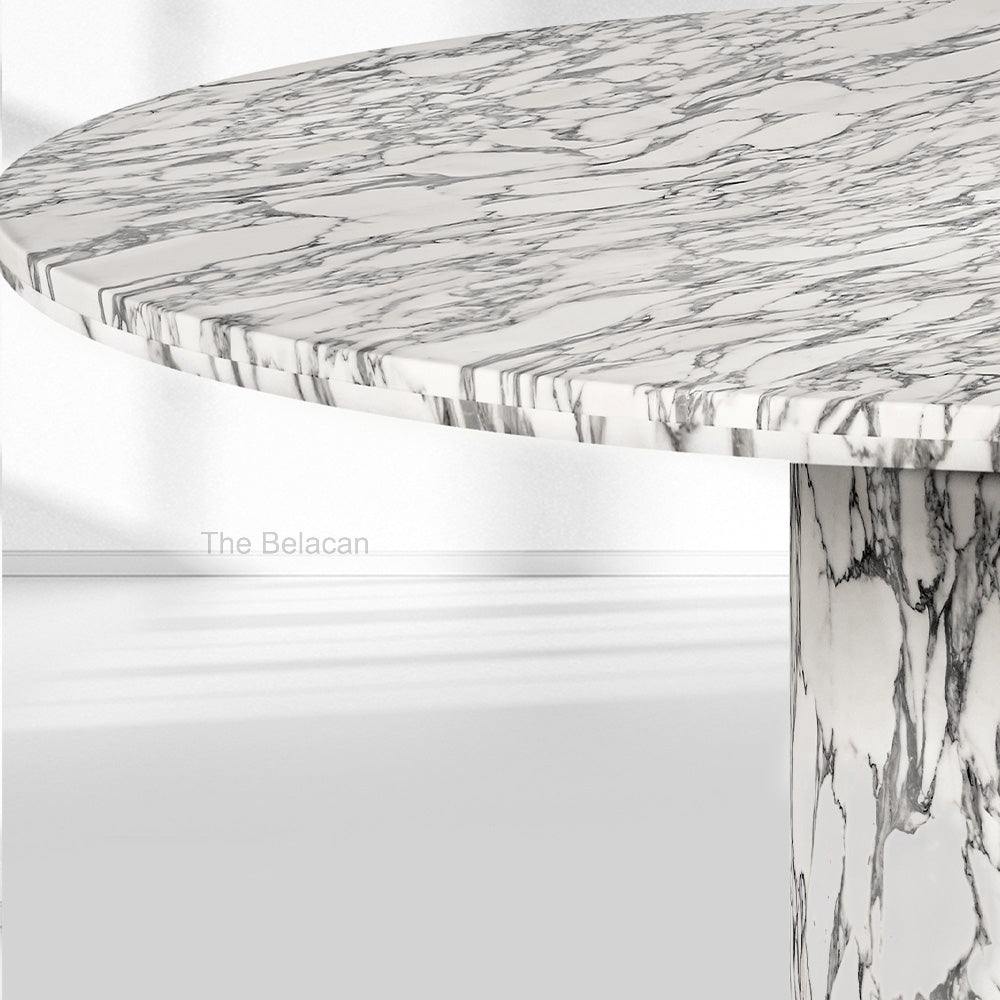 Ponelegant Round Dining Table - thebelacan