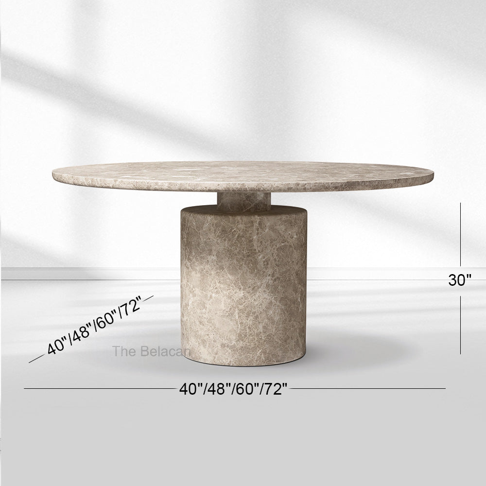 Ponelegant Round Dining Table - thebelacan