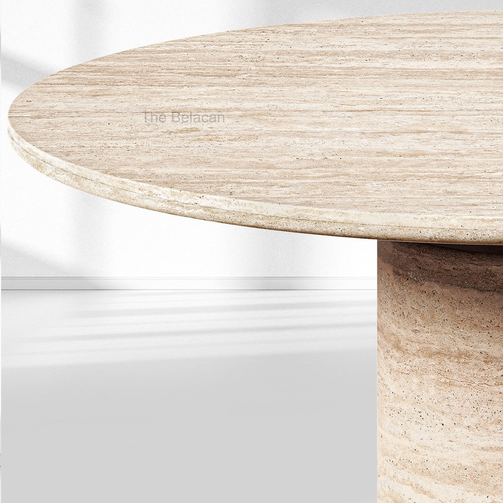 Ponelegant Round Dining Table - thebelacan