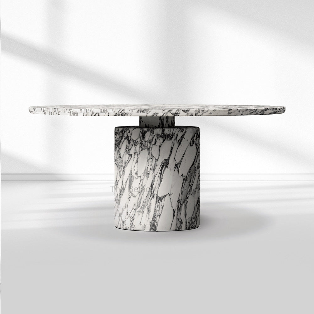 Ponelegant Round Dining Table - thebelacan
