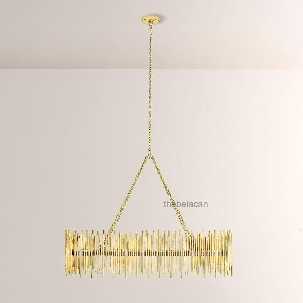 Prestige American Retro Style Oval Chandelier - thebelacan