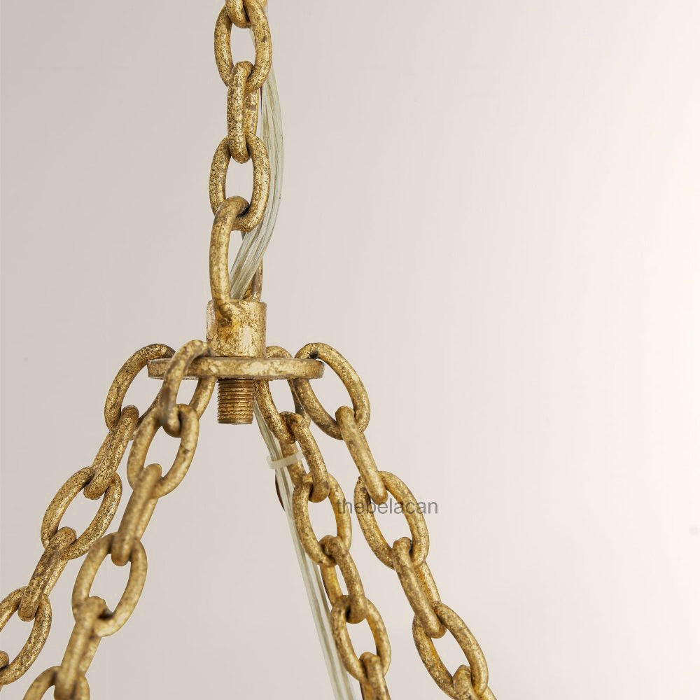 Prestige American Retro Style Oval Chandelier - thebelacan