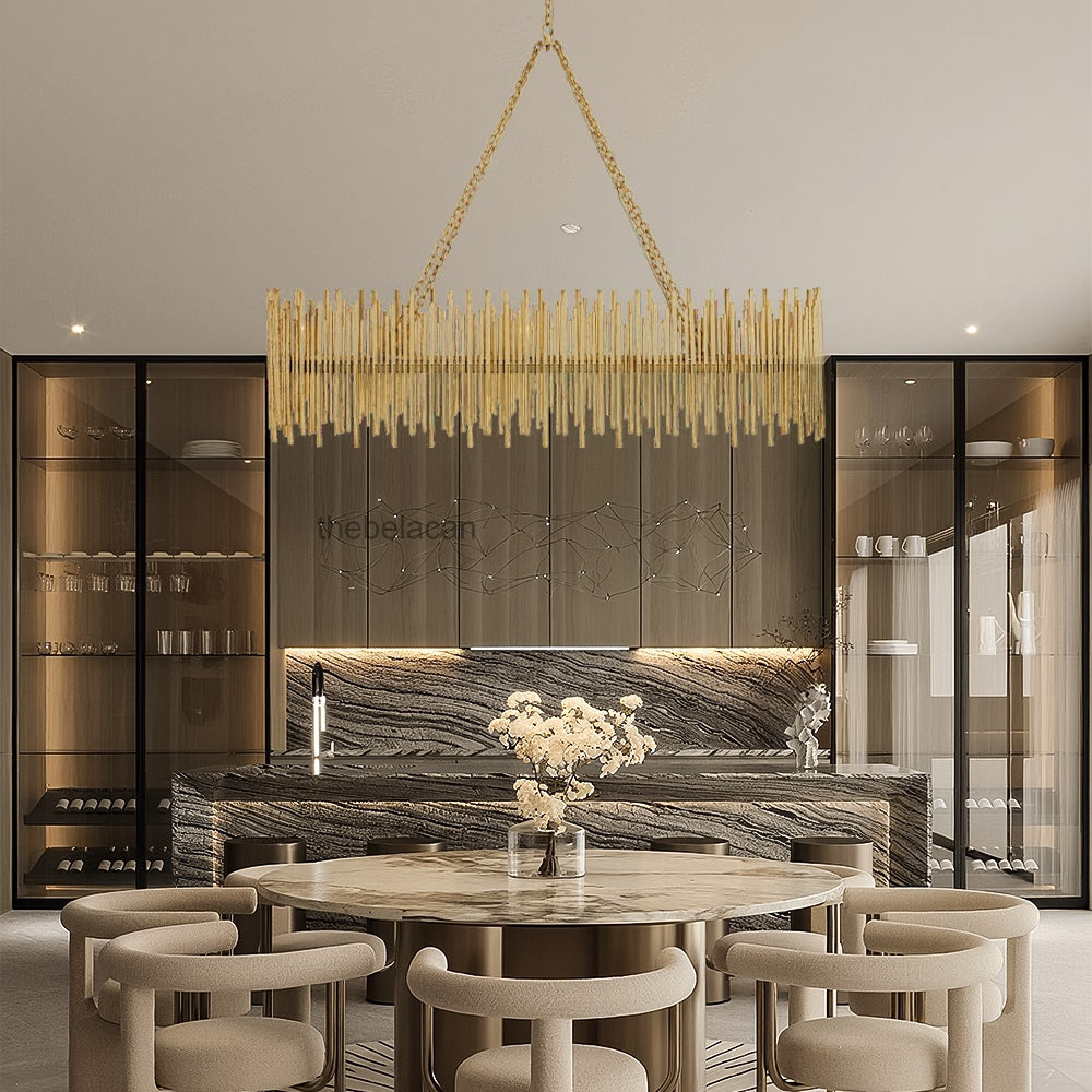 Prestige American Retro Style Oval Chandelier - thebelacan