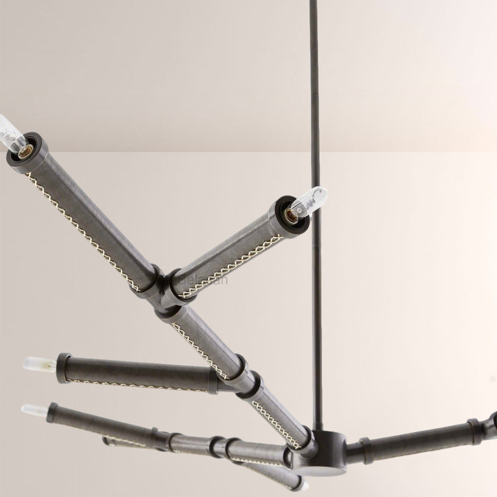 Pridge Leather Chandelier - thebelacan