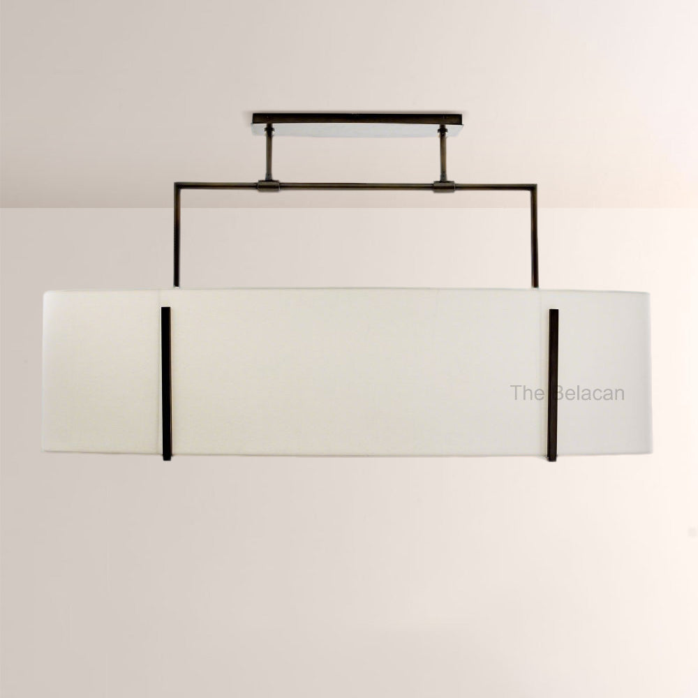 Primo Fabric Linear Chandelier - thebelacan
