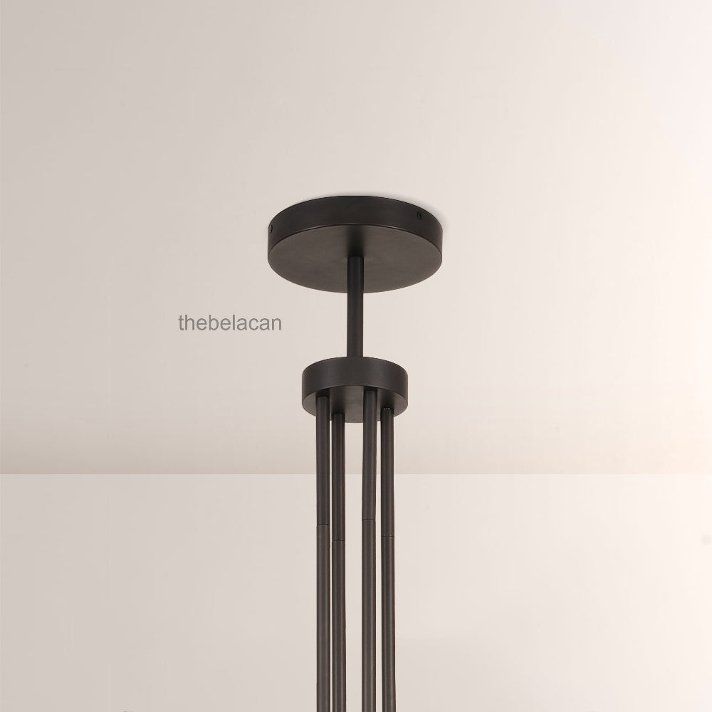 Prismatic Glass Round Chandelier 48" - thebelacan