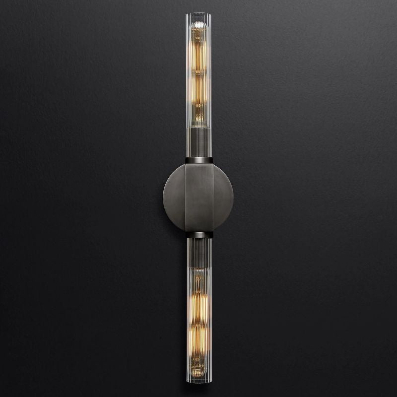 Prismatic Glass Linear Wall Sconce - thebelacan