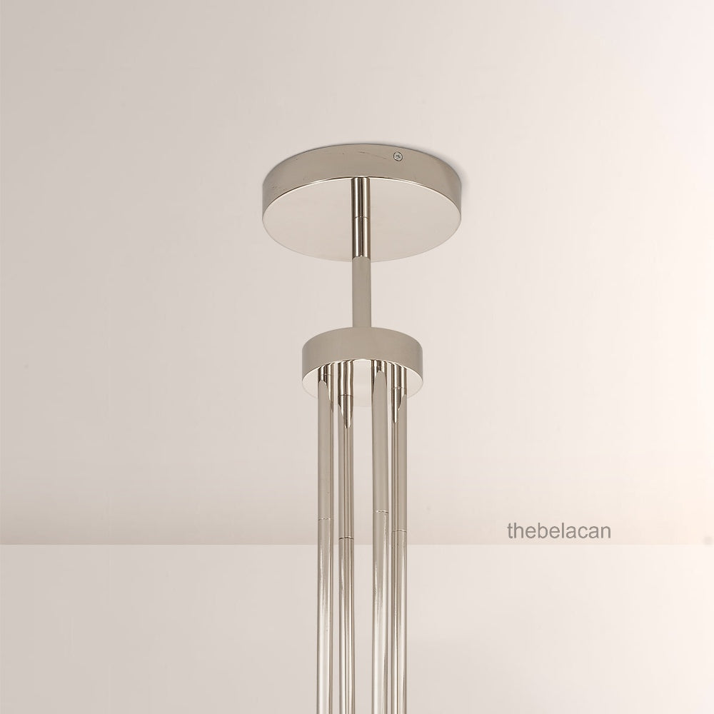 Prismatic Glass Round Chandelier 48" - thebelacan