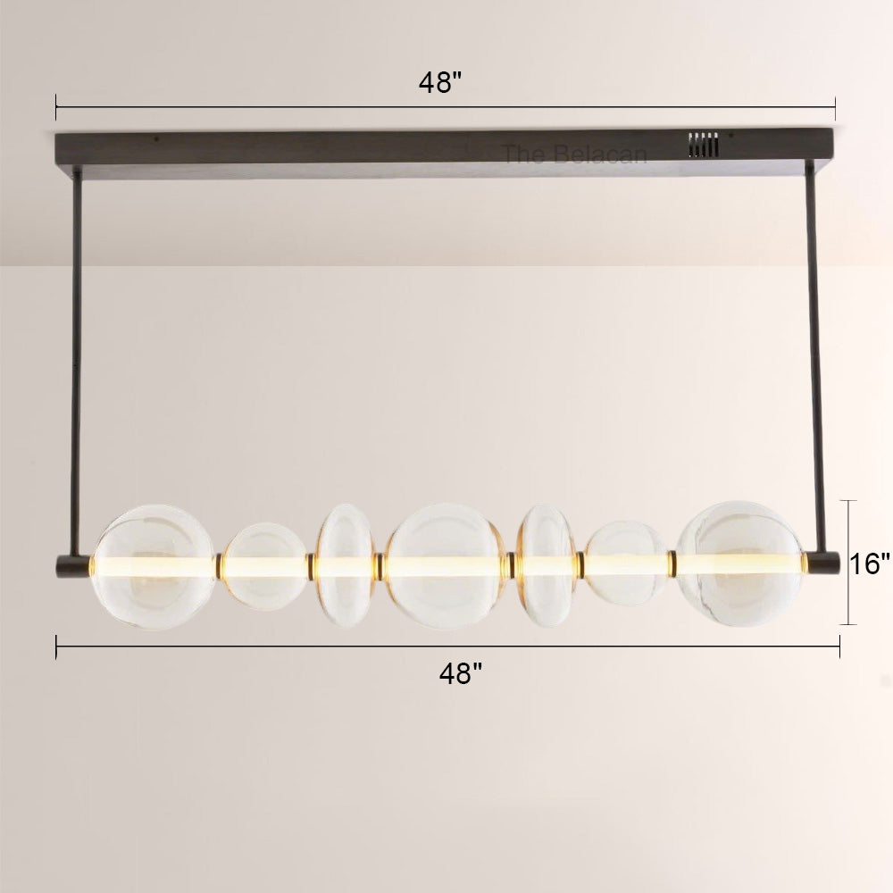 Ralen Clear Glass Chandelier - thebelacan