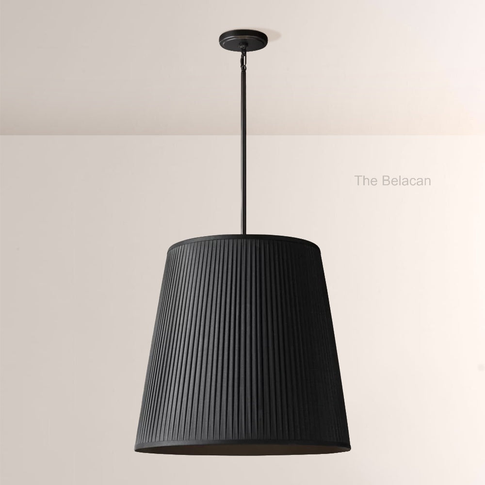 ReeEon Pleated Barrel Pendant - thebelacan