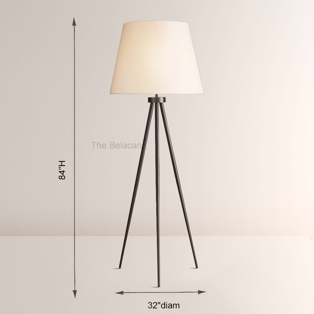 ReeEon Linen Shade Floor Lamp - thebelacan