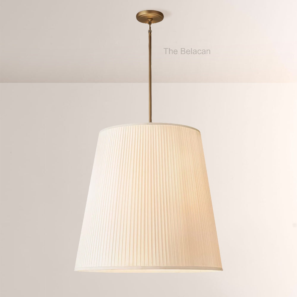 ReeEon Pleated Barrel Pendant - thebelacan