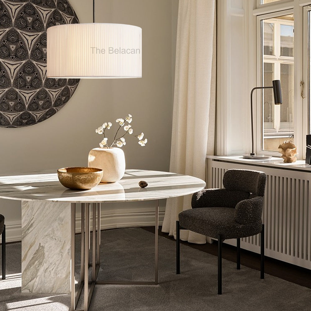 ReeEon Pleated Drum Pendant - thebelacan